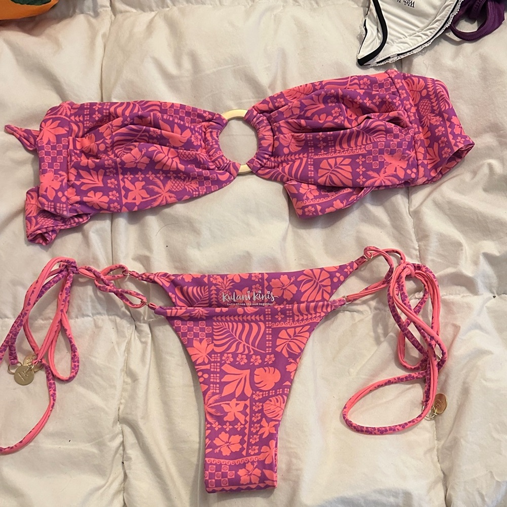 Pink Floral Bikini Set